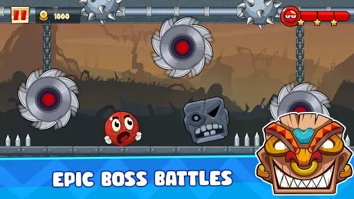 Скриншот 4 — Ball's Journey 6 - Red Bounce