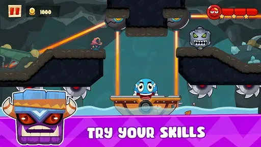 Скриншот 5 — Ball's Journey 6 - Red Bounce