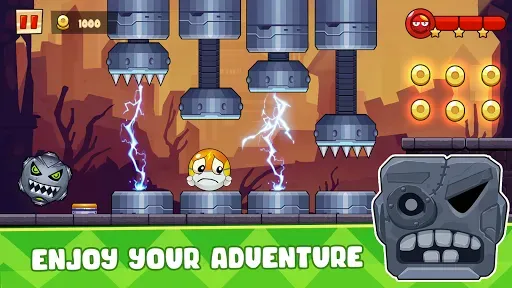 Скриншот 8 — Ball's Journey 6 - Red Bounce