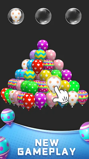 Скриншот 1 — Balloon Master 3D: три в ряд