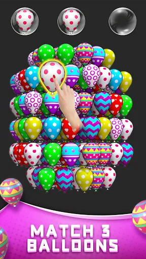 Скриншот 6 — Balloon Master 3D: три в ряд