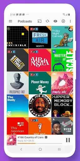Скриншот 4 — Podcast & Radio Addict