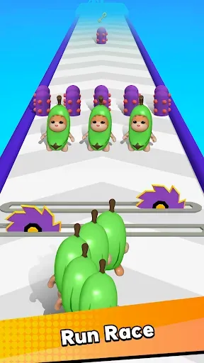 Скриншот 2 — Epic Banana Run: Merge Master