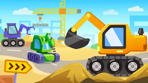 Скриншот 1 — Машинки: игры для детей