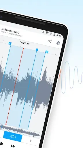 Скриншот 2 — AudioStretch:Music Pitch Tool