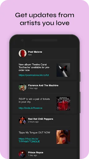 Скриншот 8 — Bandsintown Concerts