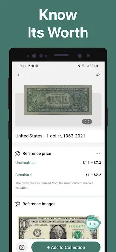 Скриншот 3 — NoteSnap - Banknote Identifier