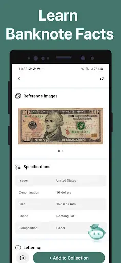 Скриншот 5 — NoteSnap - Banknote Identifier