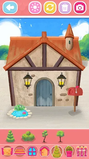 Скриншот 2 — Glitter House coloring for kid