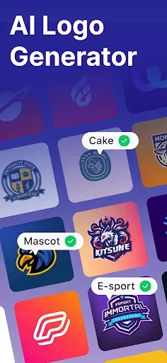 Скриншот 1 — AI Logo Generator Logo Maker