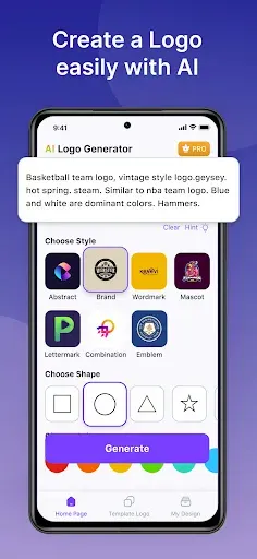 Скриншот 2 — AI Logo Generator Logo Maker