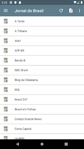 Скриншот 1 — Jornal do Brasil