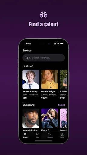 Скриншот 1 — Cameo - Personal celeb videos