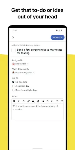 Скриншот 3 — Basecamp - Project Management