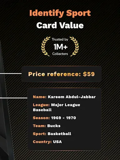 Скриншот 7 — Basketball Card Scanner Value