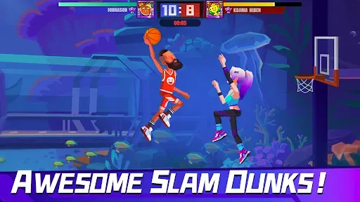 Скриншот 1 — Basketball Duel:Online 1V1