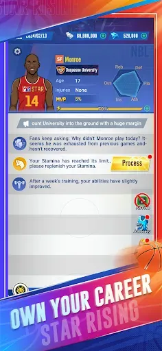 Скриншот 1 — Star Rising: Basketball