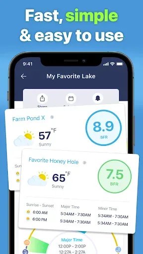 Скриншот 7 — BassForecast: Fishing Forecast