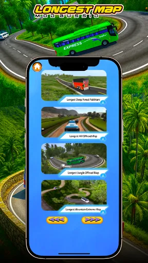 Скриншот 1 — Longest Map Mod Bussid