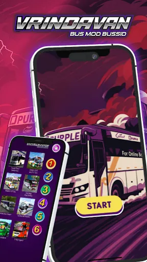 Скриншот 1 — Vrindavan Bus Mod Bussid