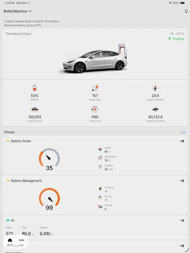 Скриншот 6 — Dr.EV-For your Tesla