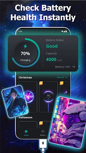 Скриншот 4 — Battery Charging Effect Screen