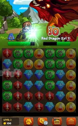 Скриншот 6 — Battle Gems (AdventureQuest)