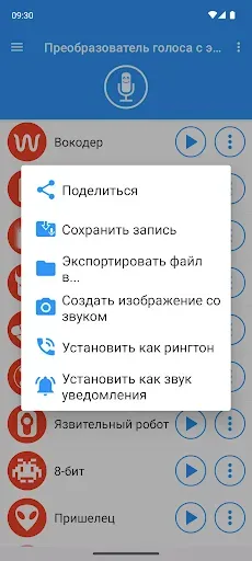 Скриншот 5 — Преобразователь голоса
