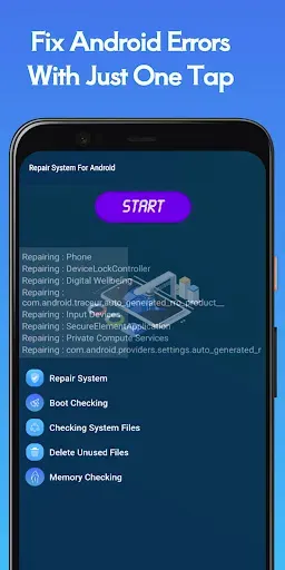 Скриншот 2 — Система ремонта телефона