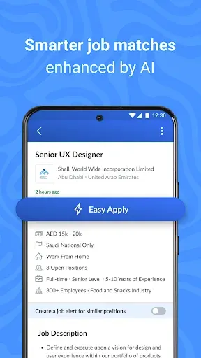 Скриншот 1 — Bayt.com Jobs - Job Search App