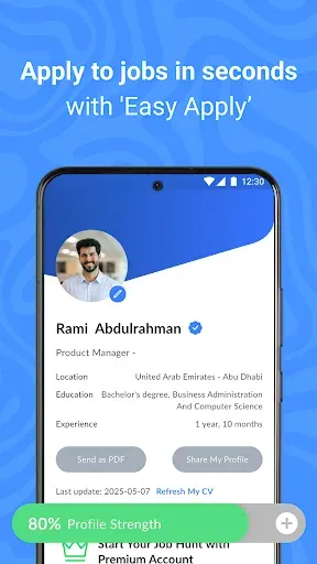 Скриншот 4 — Bayt.com Jobs - Job Search App