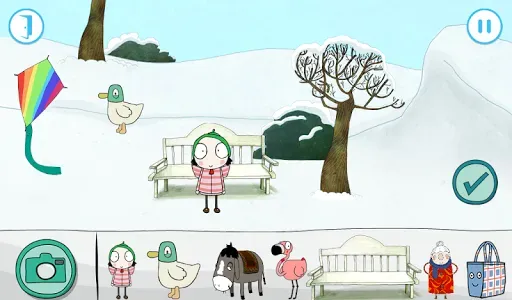 Скриншот 3 — Sarah & Duck - Day at the Park