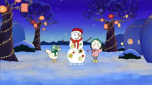 Скриншот 6 — Sarah & Duck: Build a Snowman
