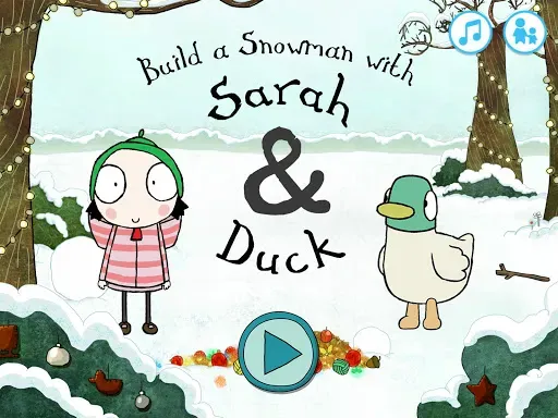 Скриншот 7 — Sarah & Duck: Build a Snowman