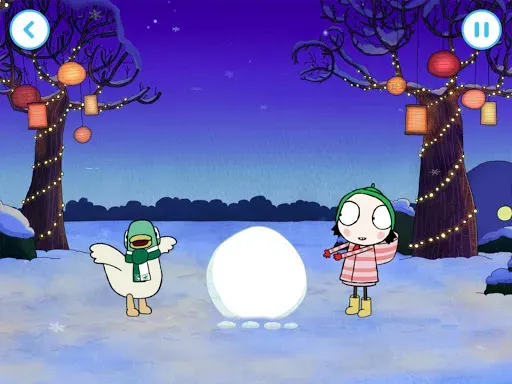 Скриншот 8 — Sarah & Duck: Build a Snowman