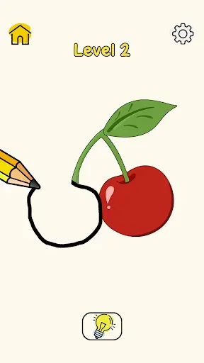 Скриншот 1 — Draw One Puzzle: Brain Games