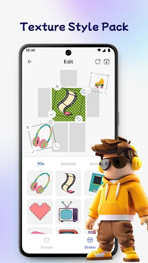 Скриншот 2 — Rbx Clothes Maker: Skin Editor
