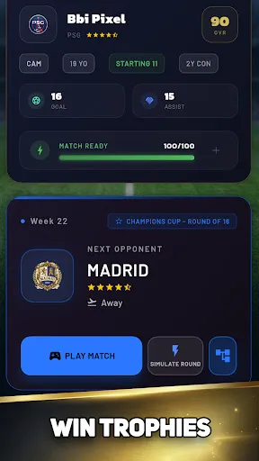 Скриншот 6 — Wonderkid: Football Career Sim