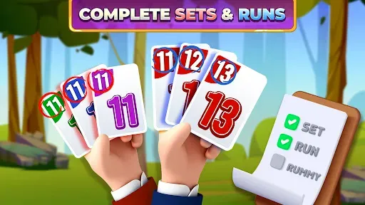 Скриншот 2 — Rummy Rush - Classic Card Game