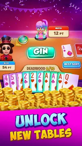 Скриншот 3 — Gin Rummy Stars - Card Game