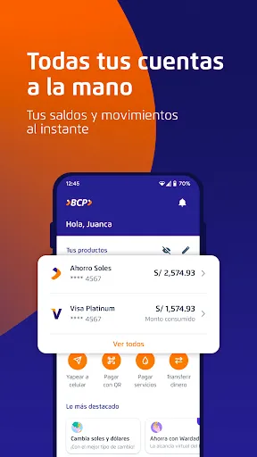 Скриншот 2 — Banca Móvil BCP