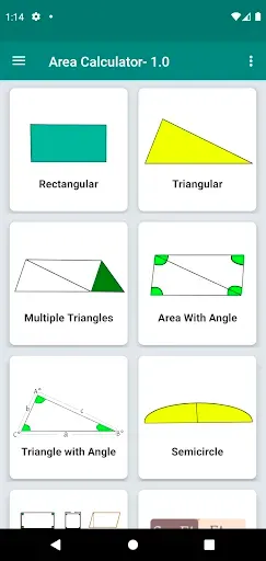 Скриншот 1 — Calculator For Land: All Shape