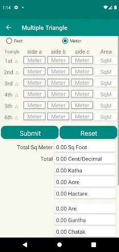 Скриншот 4 — Calculator For Land: All Shape