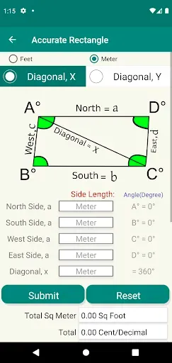 Скриншот 5 — Calculator For Land: All Shape