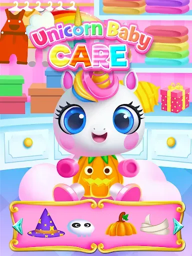 Скриншот 7 — My Baby Unicorn - Pet Care Sim