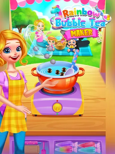 Скриншот 7 — Rainbow Bubble Milk Tea Maker