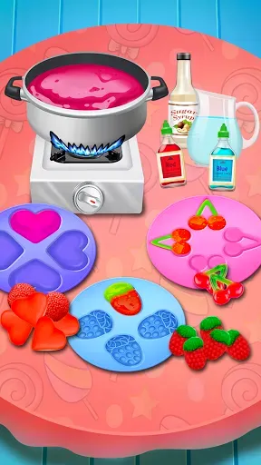 Скриншот 2 — Sweet Rainbow Candy Cooking