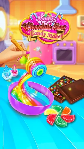 Скриншот 5 — Sweet Rainbow Candy Cooking