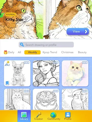 Скриншот 1 — ColorMy AI: Fun Coloring Games