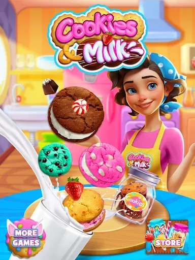 Скриншот 5 — Cookies and Milk Cooking